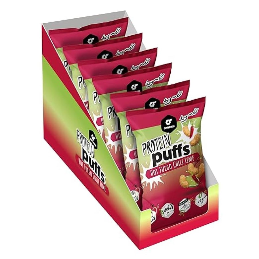 بروتين بافس - شيبس بروتين - protein puffs - spicy puffs