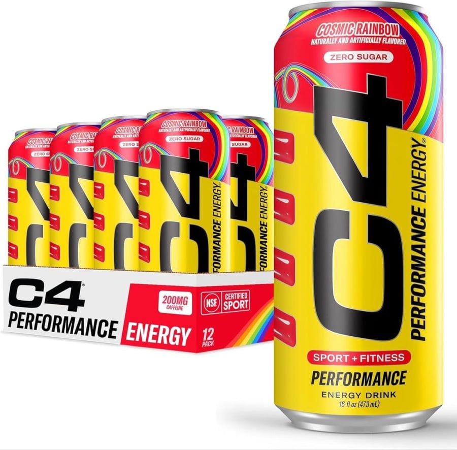 مشروب بارد بدون سكر - c4 مشروب الطاقه - c4 energy drink caffeine