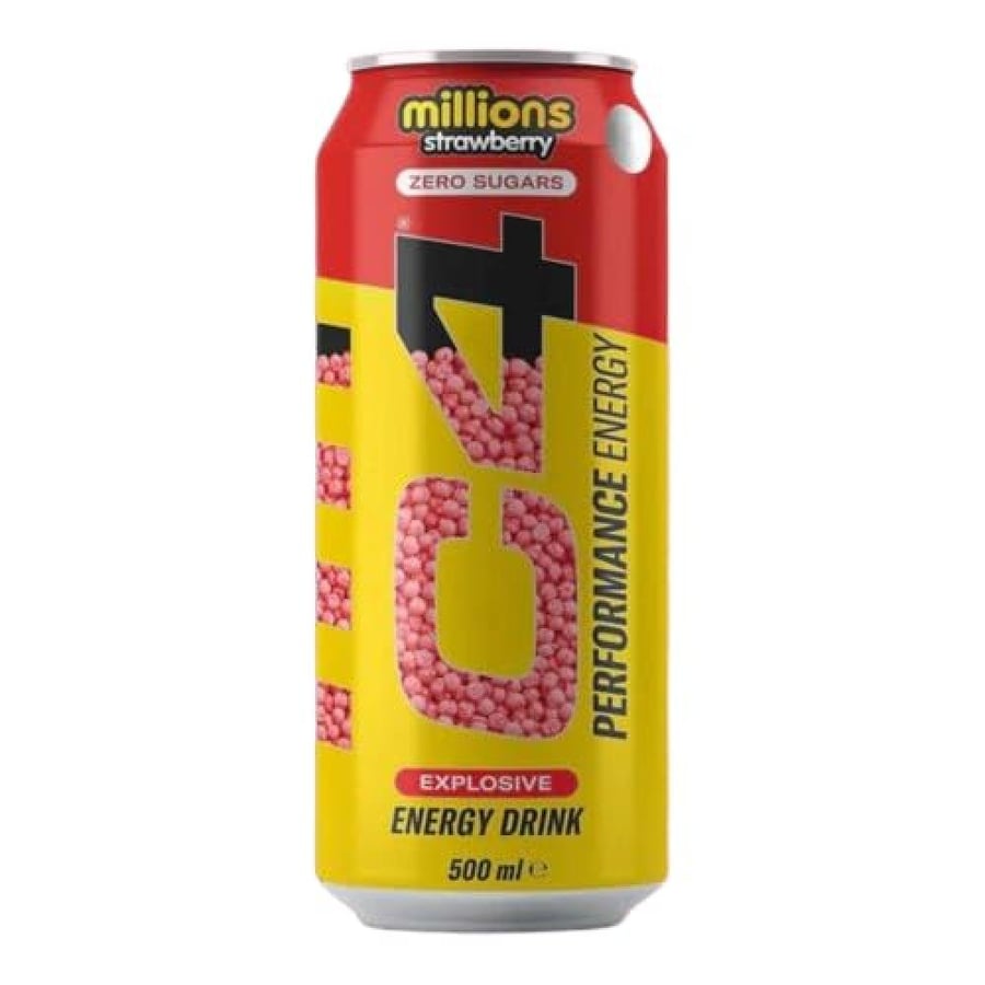 سي فور مشروب-مشروب طاقة-نكهة الفراولة-c4 energy drink