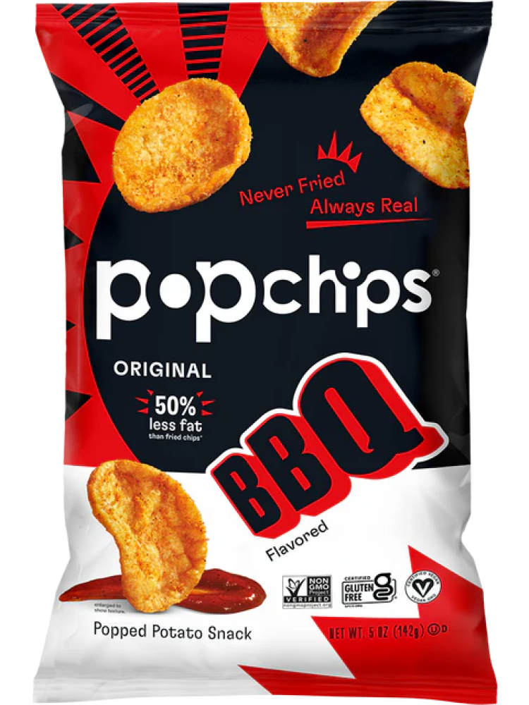 بوب شيبس - شيبس بالمشاوي - popchips - popped chips - bbq