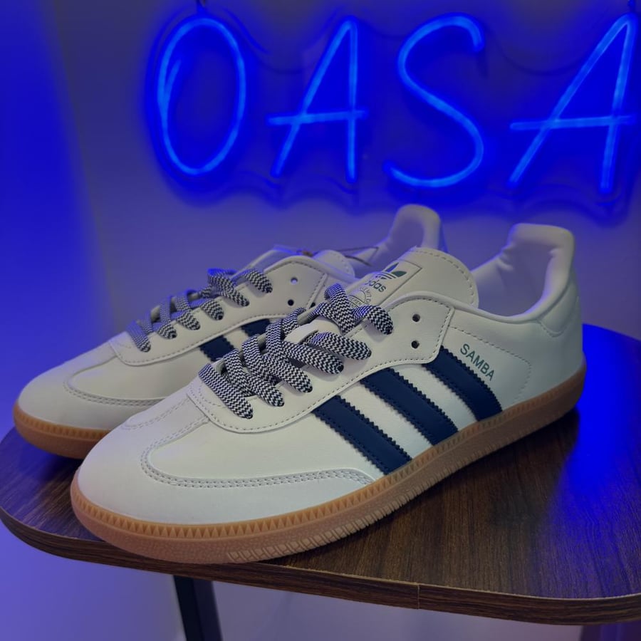 حذاء اديداس سامبا Adidas Samba - كحلي وبيج