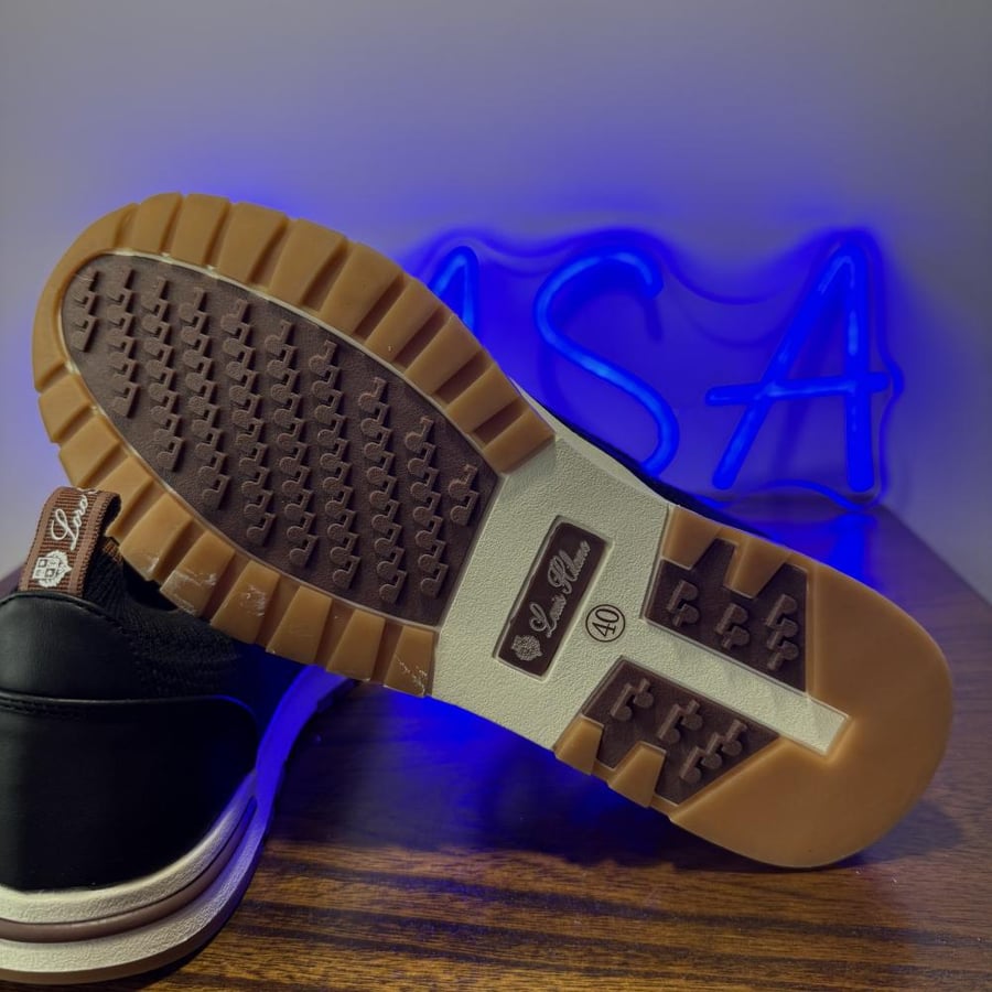 حذاء سنيكرز Weekend Walk من Loro Piana - أسود