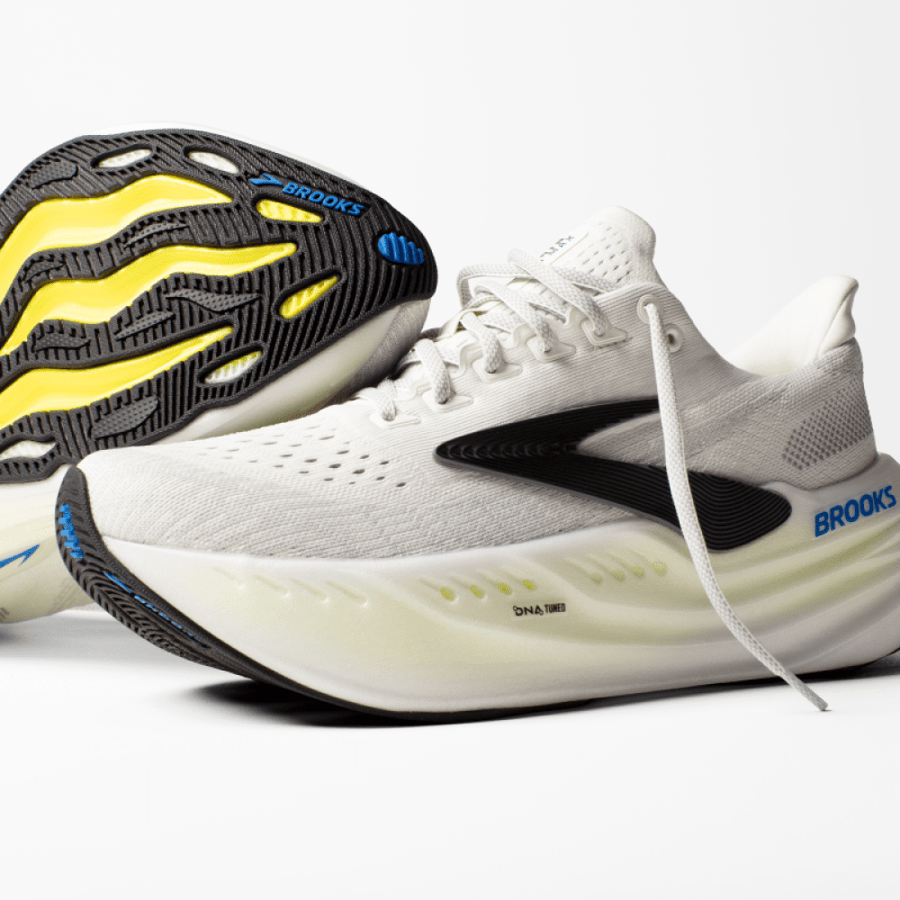 حذاء رياضي بروكس جلسرين ماكس BROOKS GLYCERIN MAX -أبيض