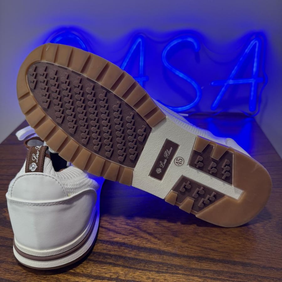 حذاء Weekend Walk من Loro Piana - أبيض