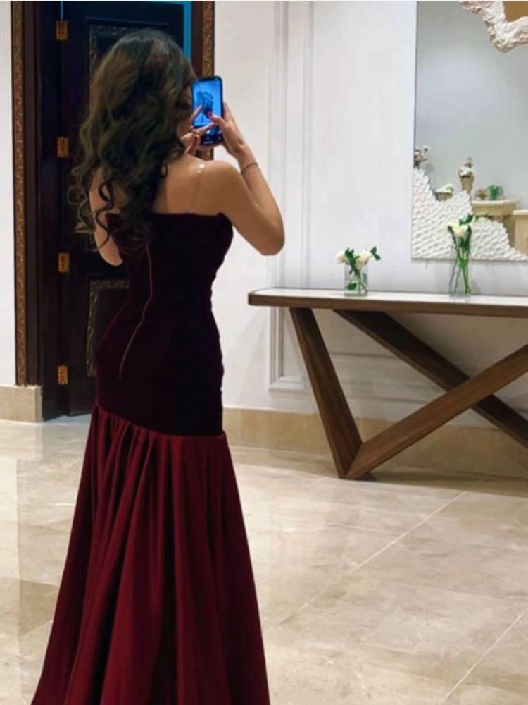 فستان جوخ مع تفتة
