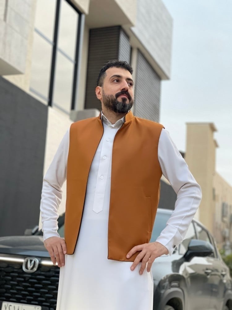 سديري جوخ وجهين اسود و عسلي
