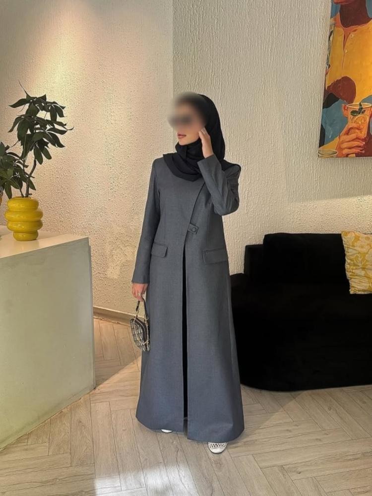 عبايه بليزر راقيه تصميم جديد