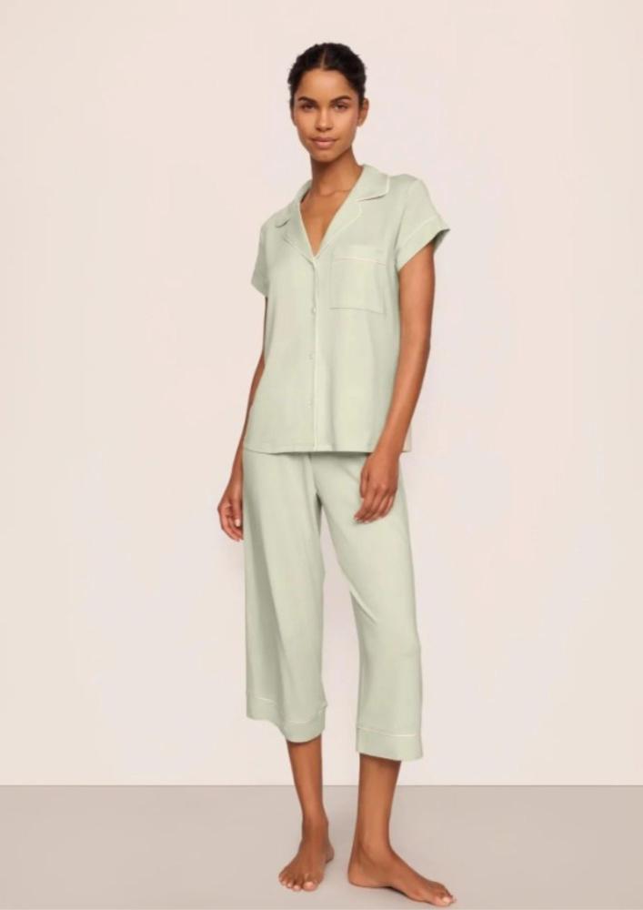 Eberjey - Gisele TENCEL™ Modal Short Sleeve Cropped PJ Set