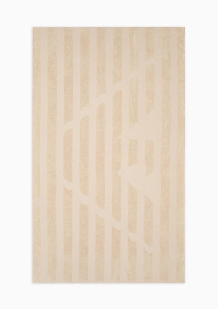 Emporio Armani - Terrycloth beach towel with oversized eagle