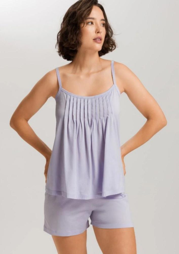HANRO - Shorts and top with stitched pleats