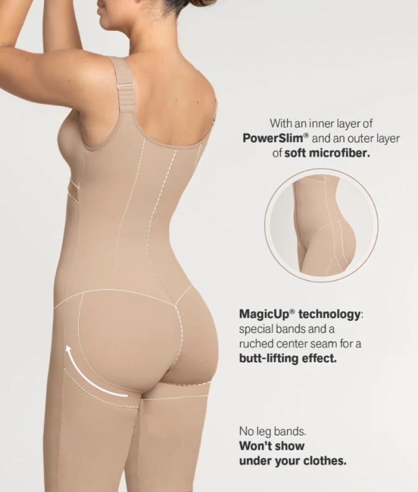 Leonisa - Women's Sculpting Body Shaper With Built In Back Support Bra
