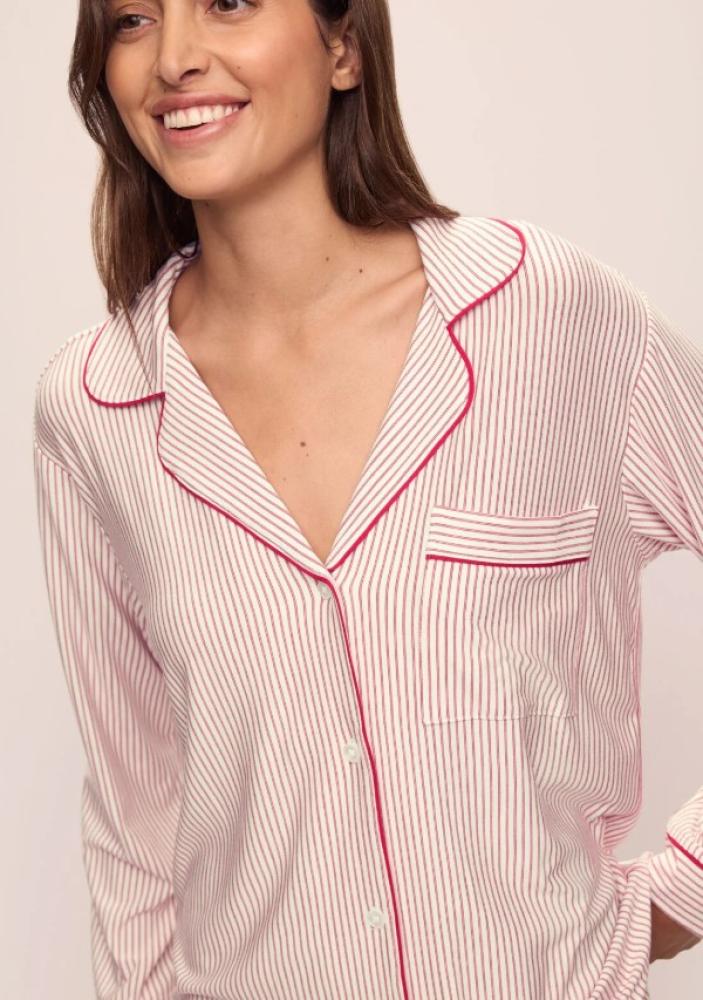 Eberjey - Gisele Printed TENCEL™ Modal Long PJ Set