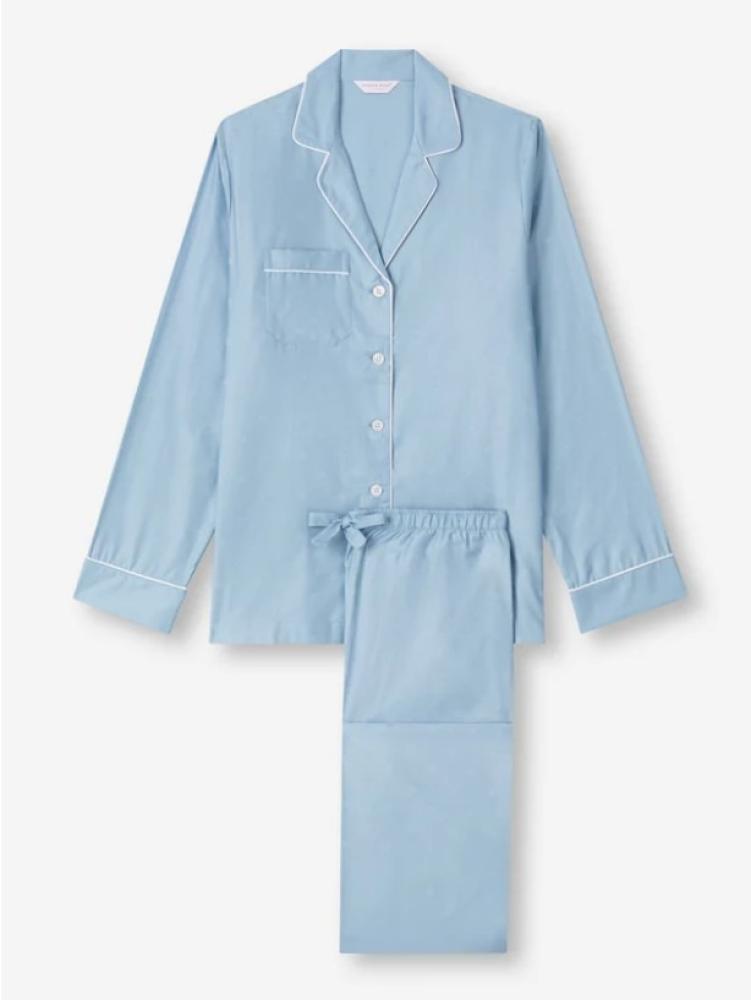 DEREK ROSE - Women's Pyjamas Kate 10 Cotton Jacquard