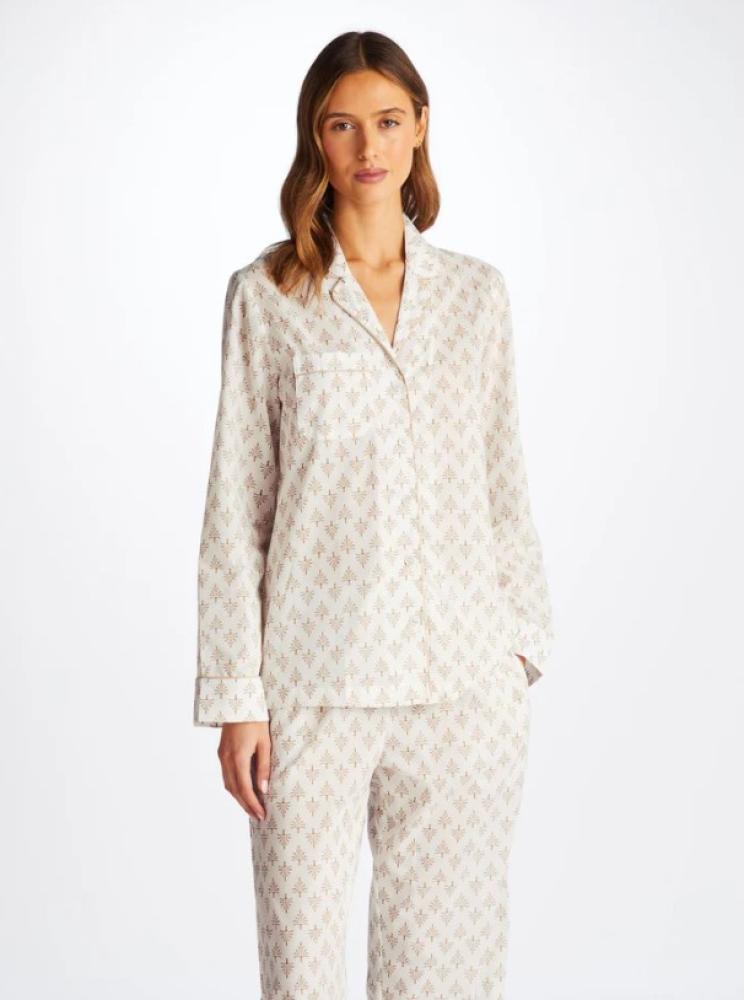 DEREK ROSE - Women's Pyjamas Nelson 101 Cotton Batiste