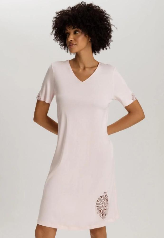 HANRO-Nightdress with floral accents