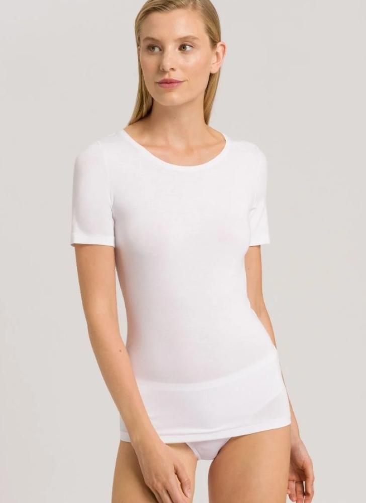 HANRO-Soft Touch Short Sleeve Top