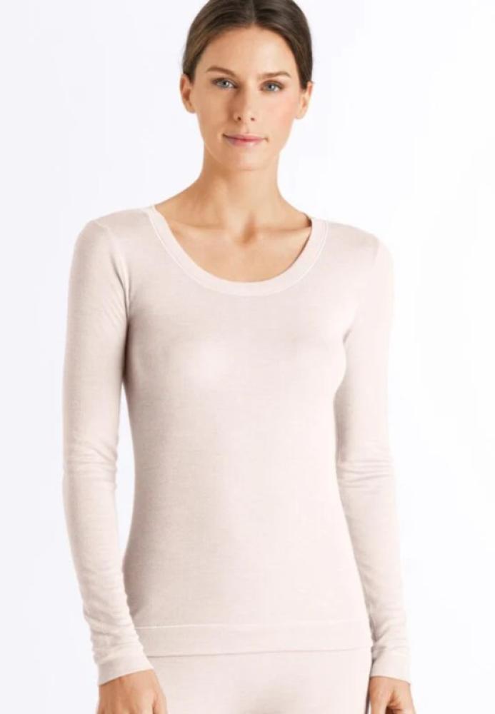 HANRO-Silk/Cashmere L/SLV Shirt