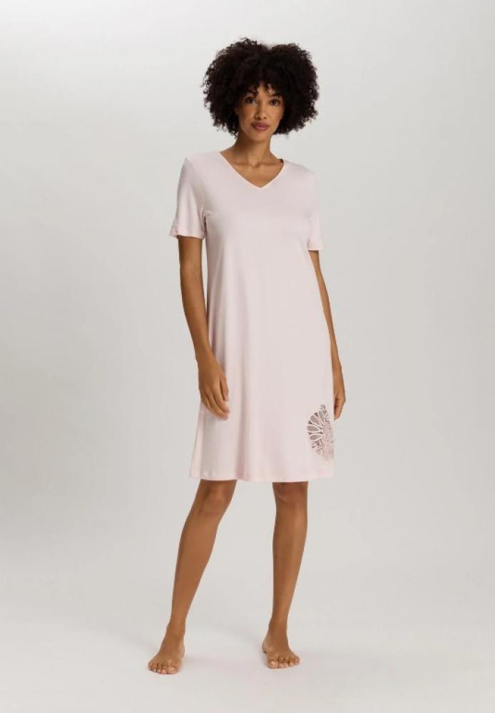 HANRO-Nightdress with floral accents