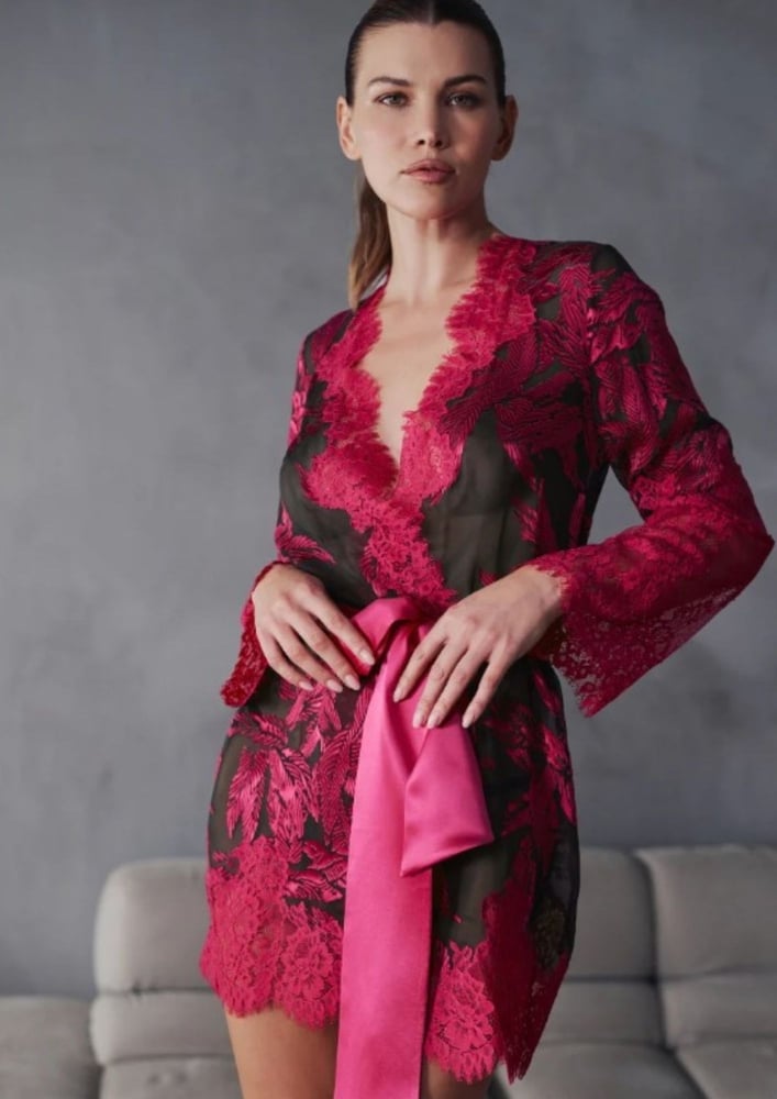 Marjolaine - Short nightdress & Short robe