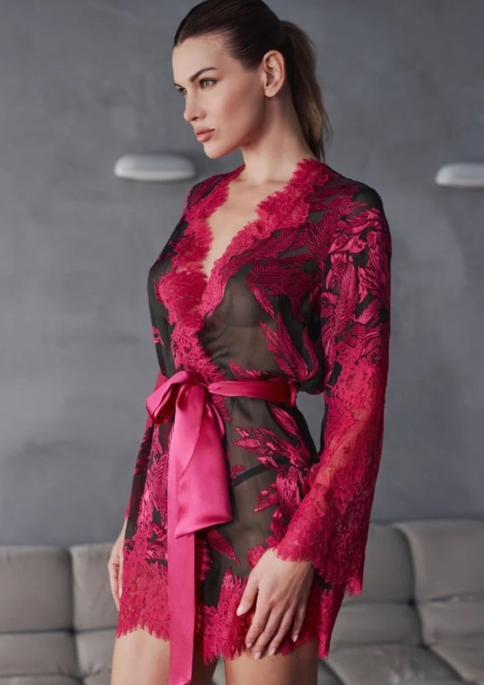 Marjolaine - Short nightdress & Short robe