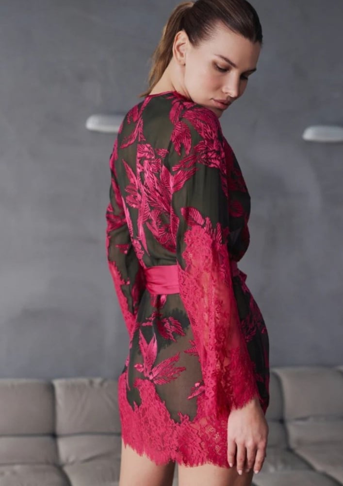 Marjolaine - Short nightdress & Short robe