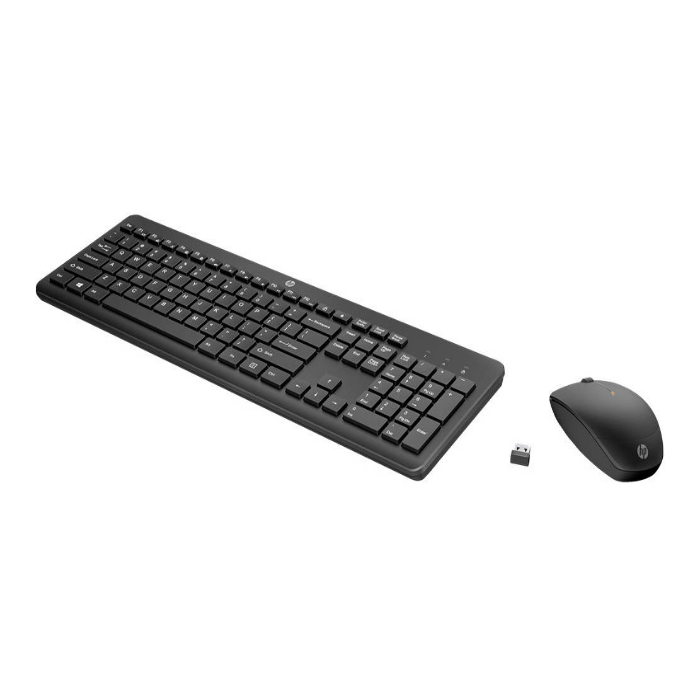 Mouse And Keyboard HP لاسلكي 235 ـــ أسود N23698547A