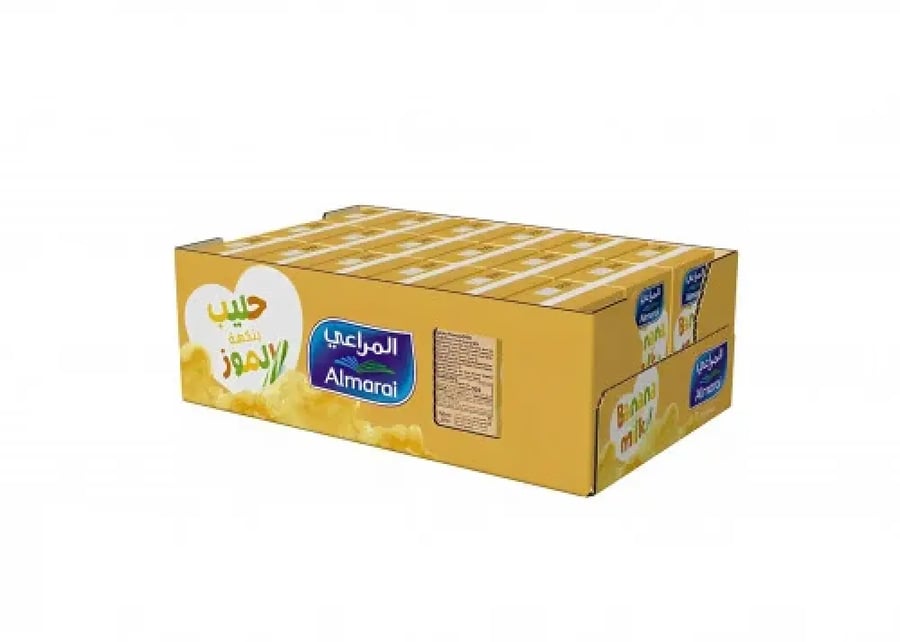 حليب نجوم بالموز المراعي 150مل (كرتون 18 )