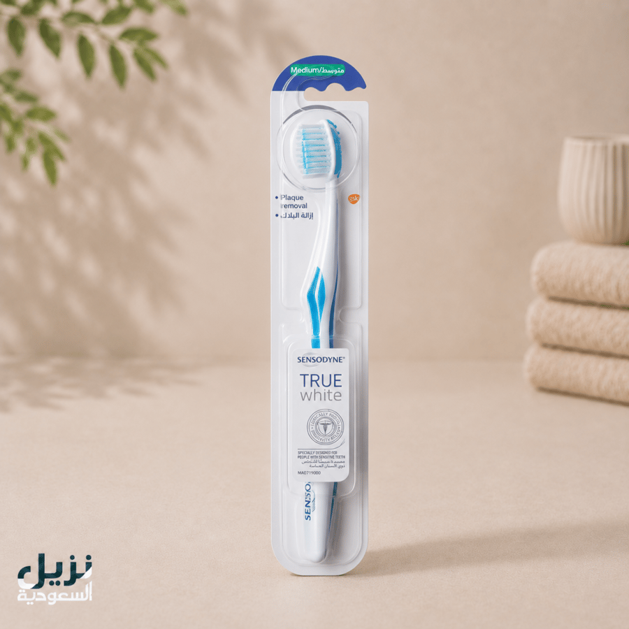 فرشاة أسنان سنسوداين ترو وايت متوسطة متنوعه (للنزلاء)
