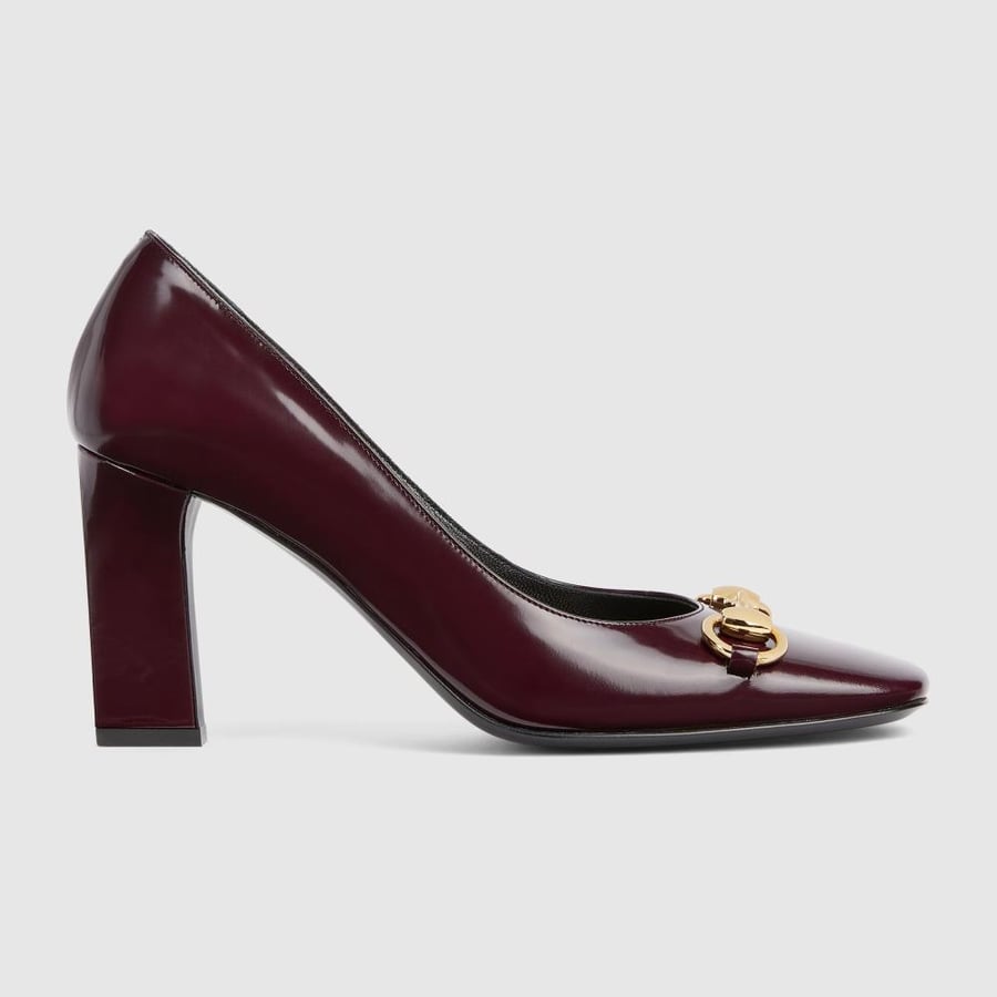 حذاء Gucci Signoria بالكعب العالي والمطاط الخلفي