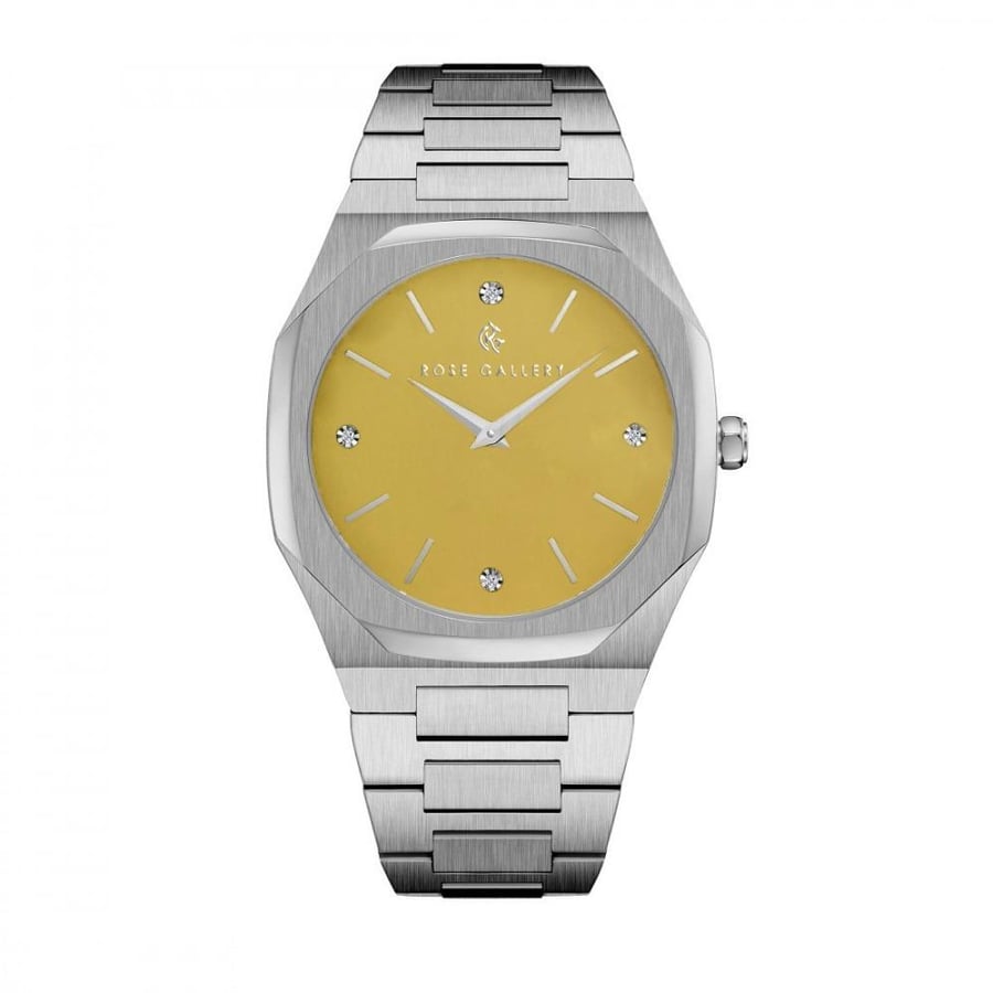 Luxury men's charisma watch stainless steel silver