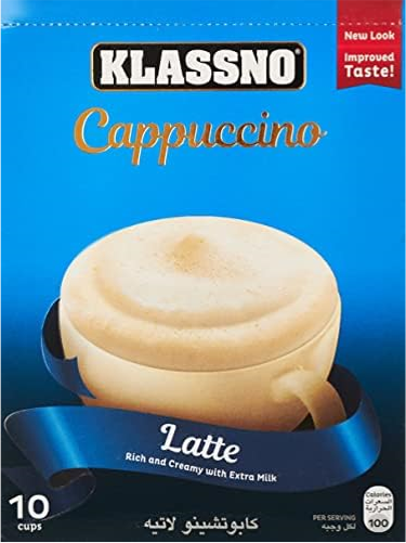 KLASSNO CAPPUCCINO LATTE 10pcx20gm
