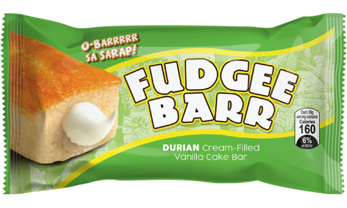 REBISCO FUDGEE BARR DURIAN FLAVOR  10 OUTER x 40GM