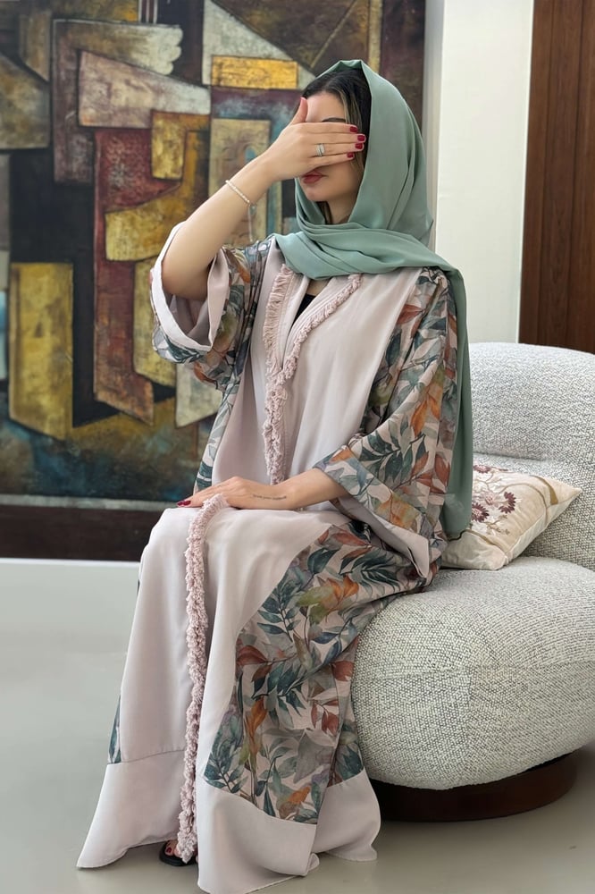 عباية واسعة مشجرة