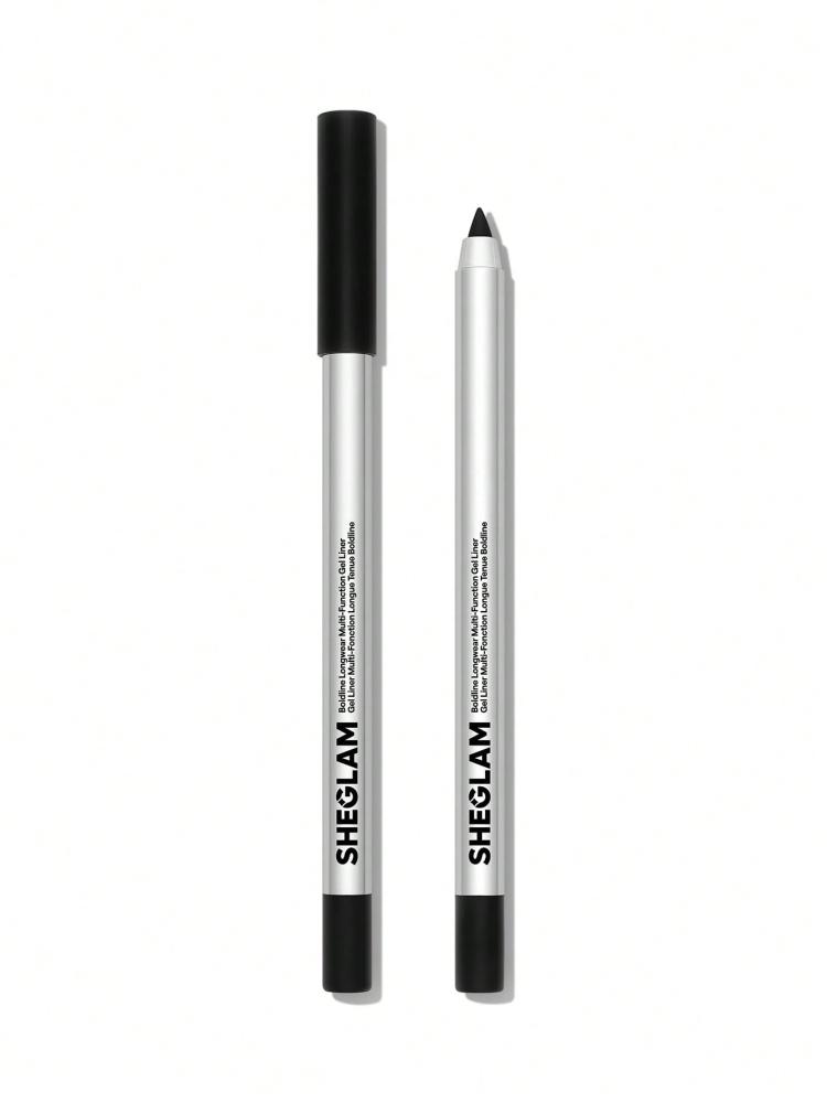 SHEGLAM Boldline محدد عيون جل متعدد الوظائف طويل الأمد-Black محدد كحل علامة تجارية جمال مكياج ميكب مستحضرات تجميل للنساء الفتيات مثالي لفصل الصيف الربيع مثالي ل- Y2K أزياء أنيقة عيد الأم هدية حفلة جاهز أفضل لون
