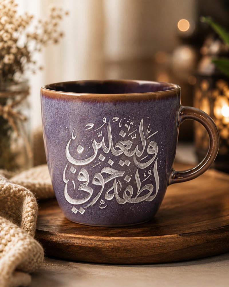كوب البنفسج \ مع التخصيص