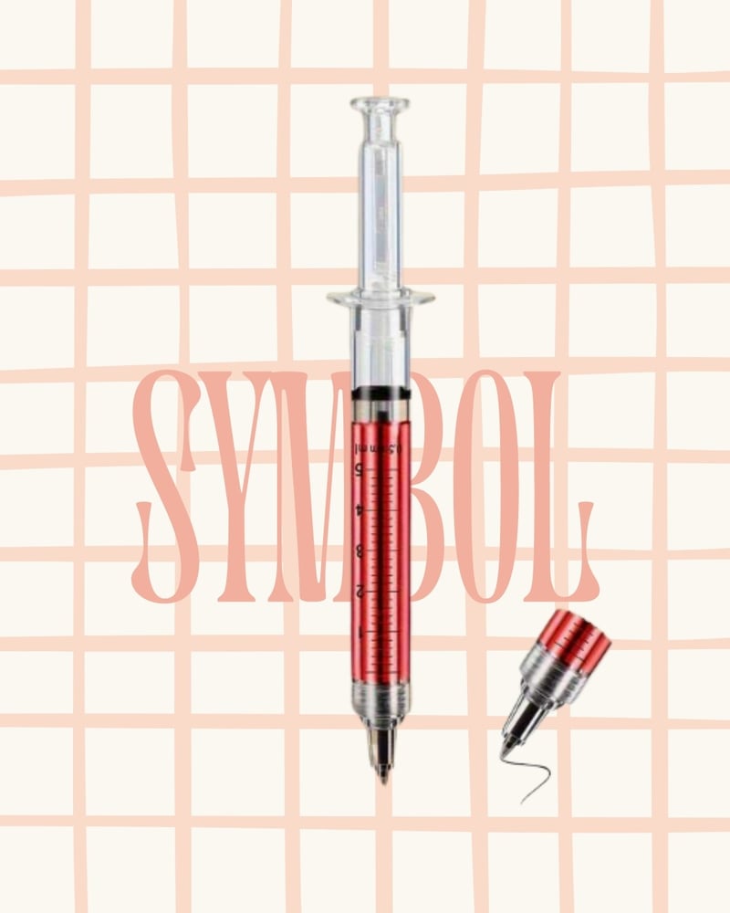 Red Syringe Pen
