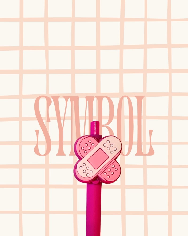 Pink Band-Aid Pen