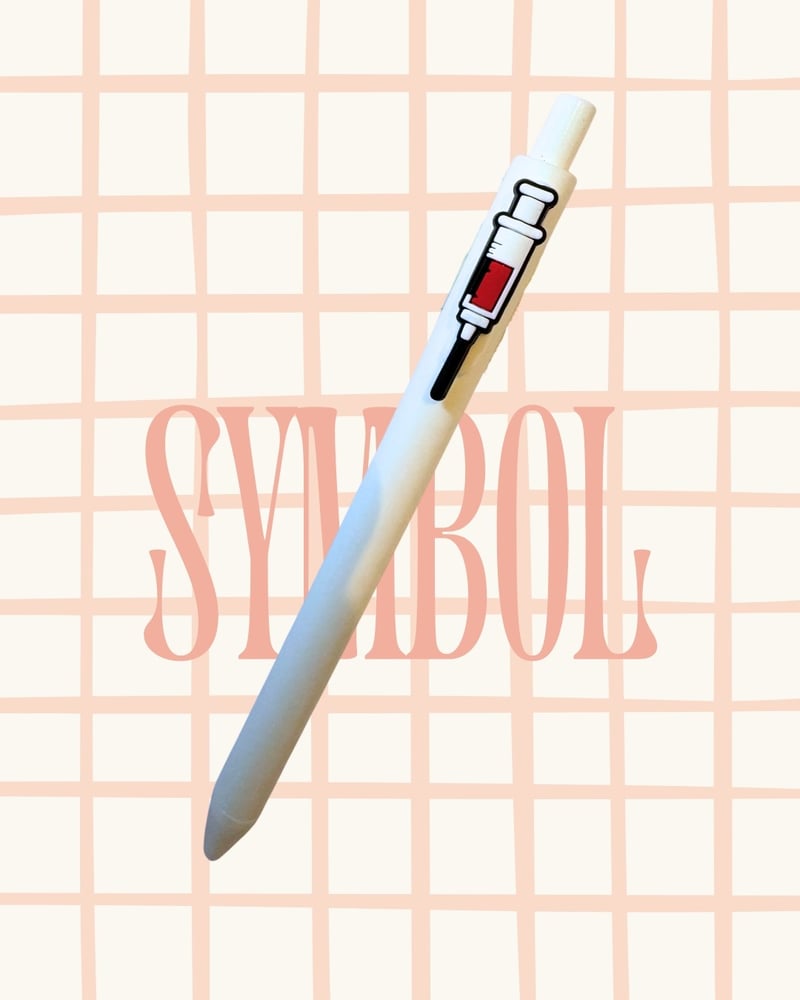 White Syringe Pen