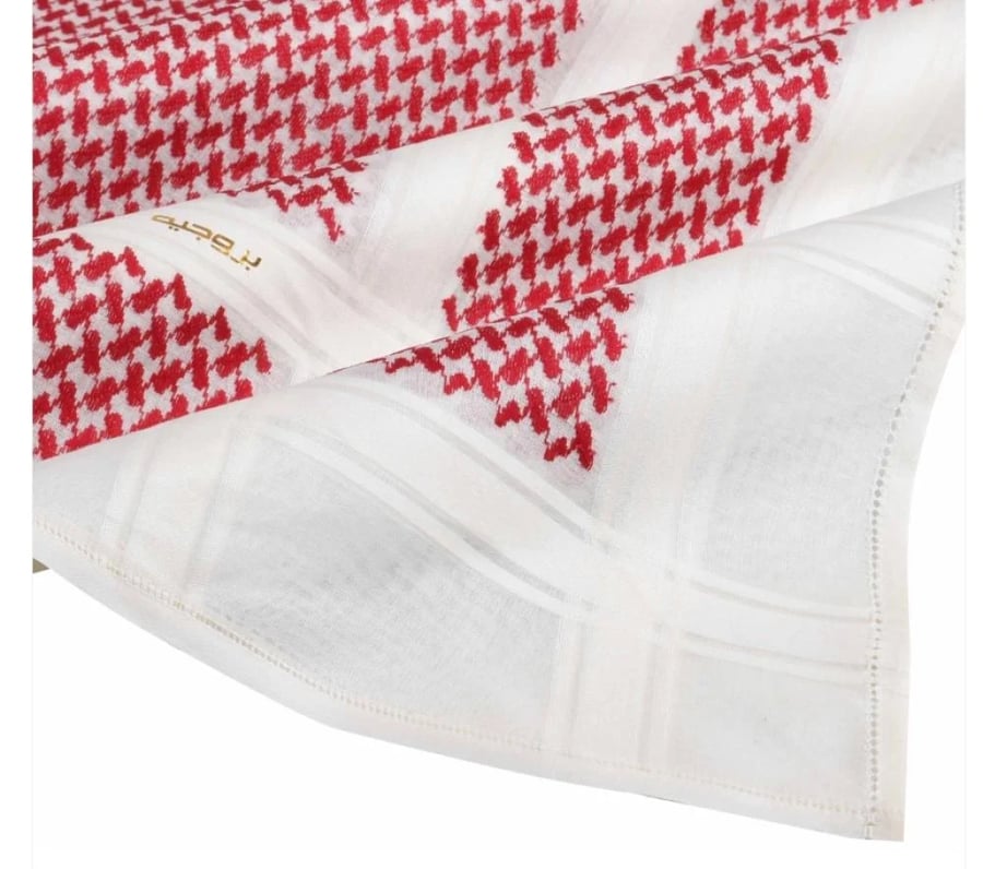 شماغ بروجيه احمر