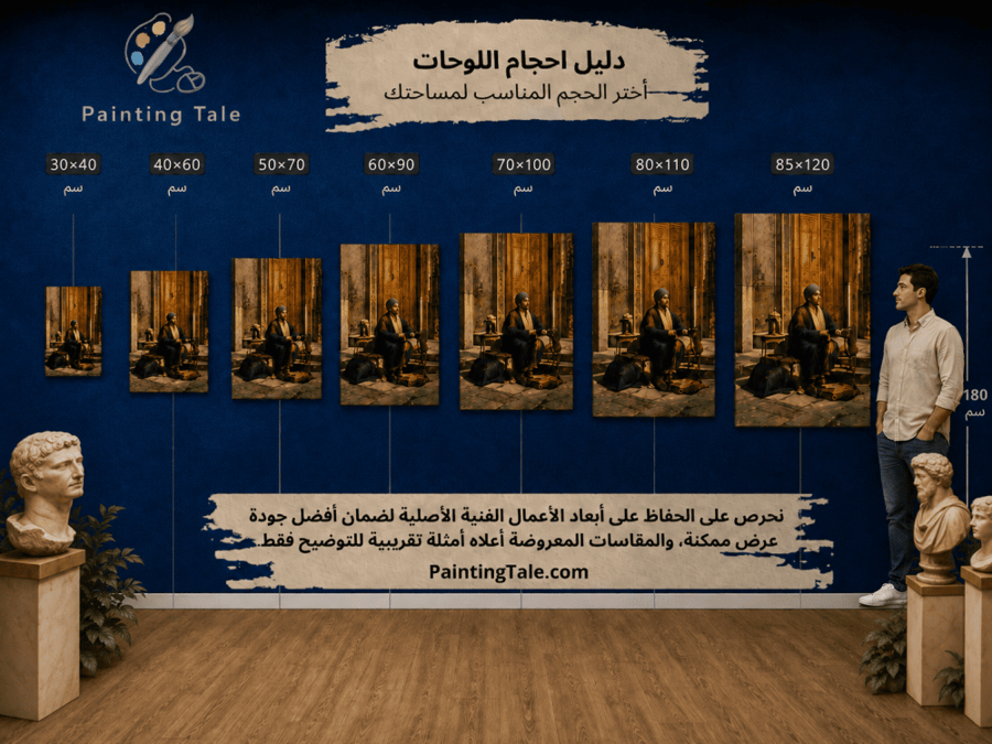 أفق الرياض من الدرعية (نسخة الغروب) | لوحة كانفس فاخرةبالطول