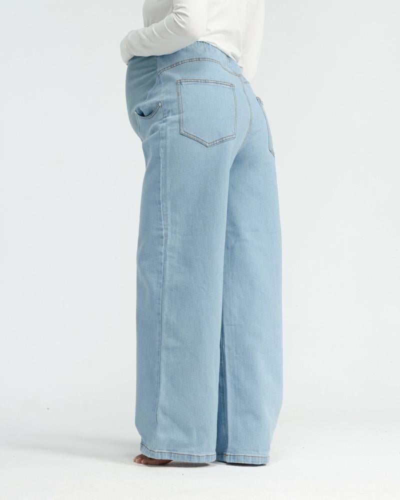 بنطلون ( ذا صنداي ميوز )  باللون الازرق الفاتح -  The Sunday Muse Pant Light Blue