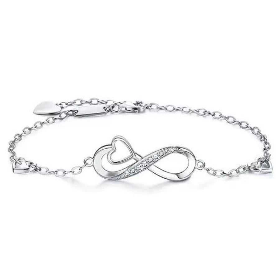 أسورة فضة تصميم Infinite Heart