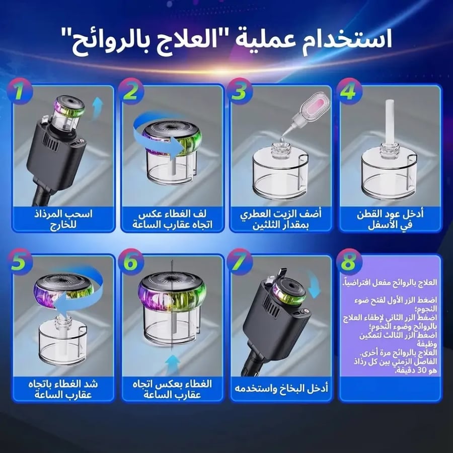 شاحن سيارة قابل للسحب أصلي 5 في 1