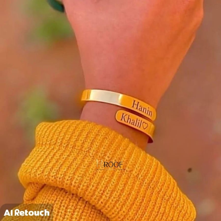 Design according to your choice, the bracelet, an elegant design according to your choice - the letters of love