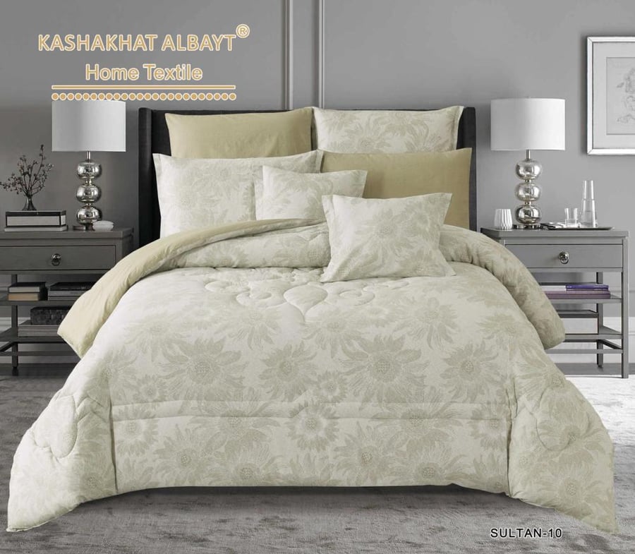 100% cotton floral bedspread