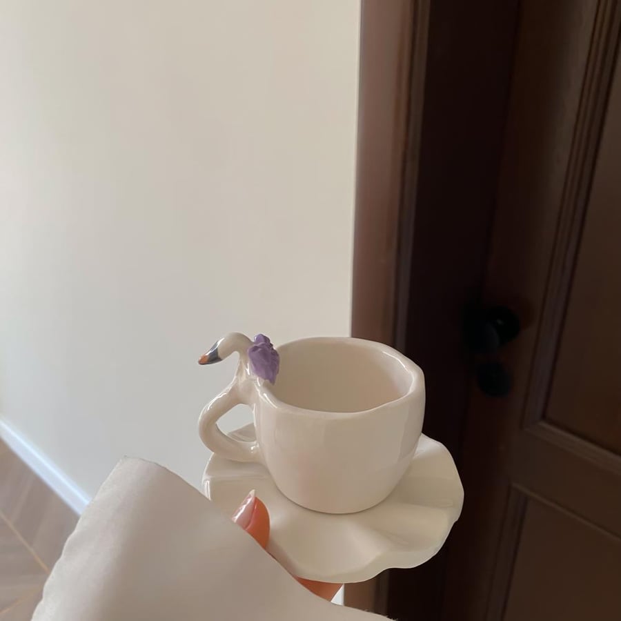 كوب اسبريسو بجعه بفيونكة