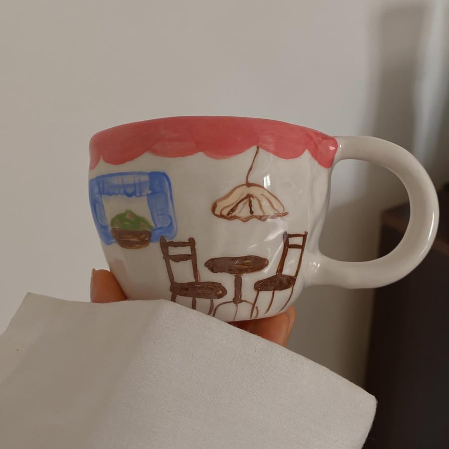 كوب رسمات