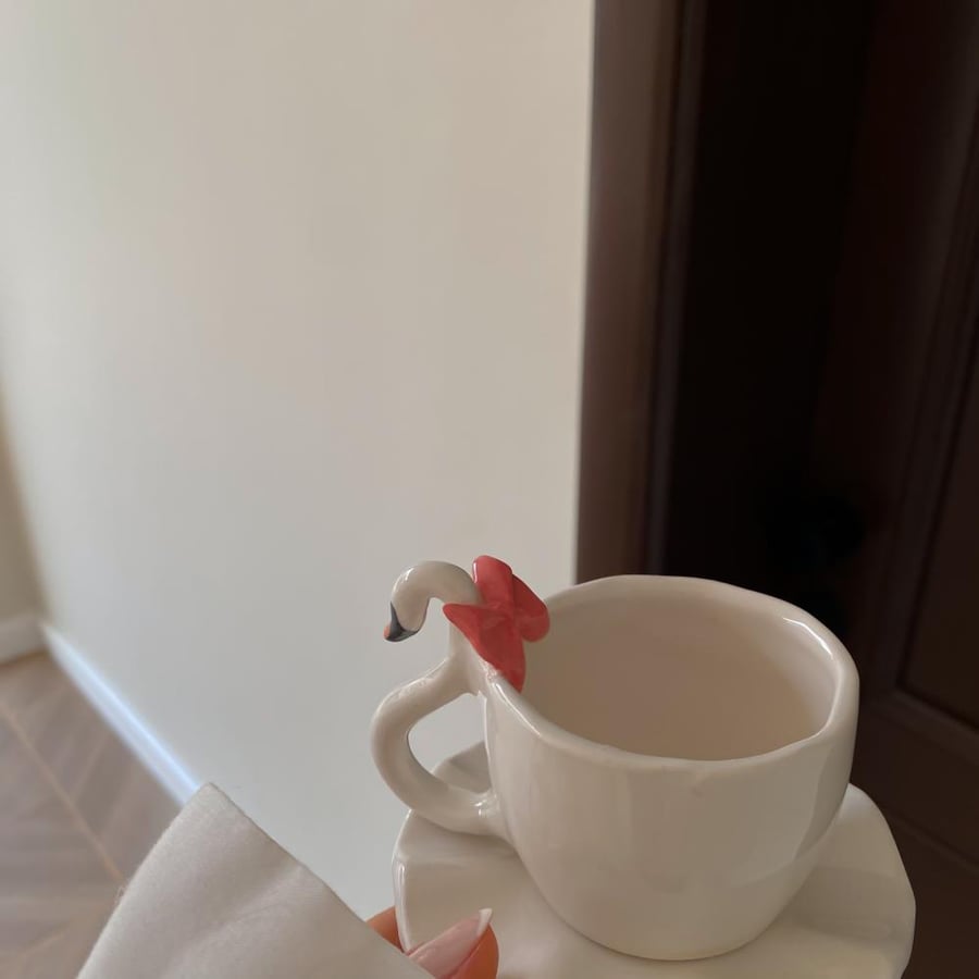 كوب اسبريسو بجعه بفيونكة