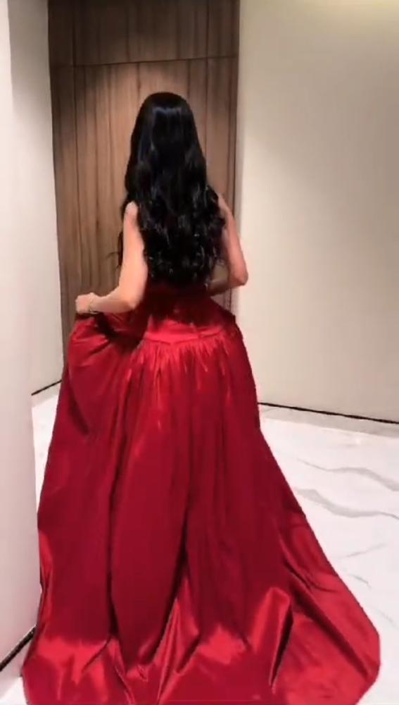 فستان سهره شانطون دبل كلوش