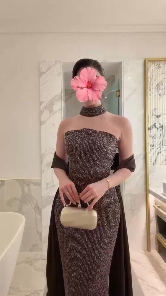 فستان سهره خرز بطانه باربي